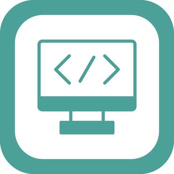 icono de vector de programación