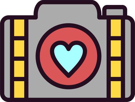 icono de vector de camara