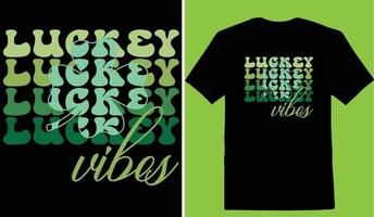 Luckey Vibes T-shirt vector