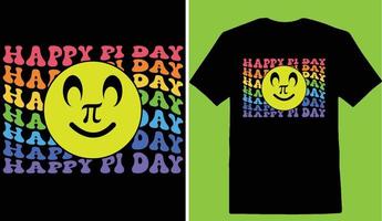 Happy Pi Day T-shirt vector