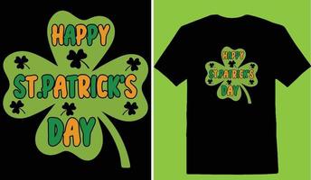 Happy St.patricks Day T-shirt vector