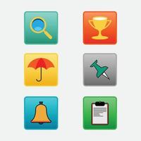 icons set and web analytics icons set. Data analytics and network concept icons.EPS 10 vector