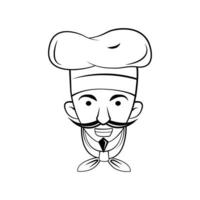 Chef Symbol vector on white background