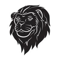 Lion Head tattoo illustration vector