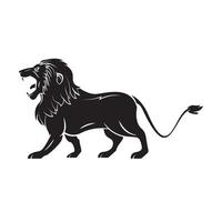 Lion tattoo vector illustration