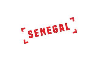 SENEGAL stamp rubber with grunge style on white background vector