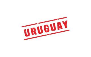 URUGUAY stamp rubber with grunge style on white background vector