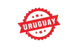 URUGUAY stamp rubber with grunge style on white background vector