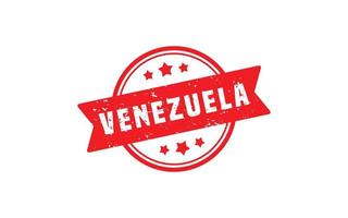 VENEZUELA stamp rubber with grunge style on white background vector