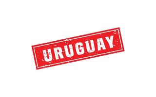 URUGUAY stamp rubber with grunge style on white background vector