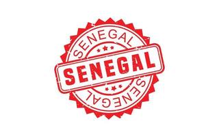 SENEGAL stamp rubber with grunge style on white background vector