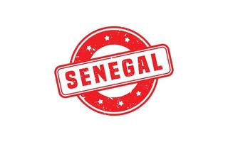 SENEGAL stamp rubber with grunge style on white background vector