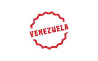 VENEZUELA stamp rubber with grunge style on white background vector