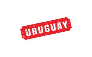 URUGUAY stamp rubber with grunge style on white background vector