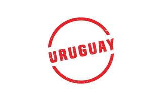 URUGUAY stamp rubber with grunge style on white background vector