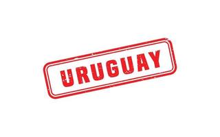 URUGUAY stamp rubber with grunge style on white background vector