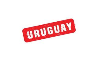 URUGUAY stamp rubber with grunge style on white background vector