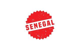 SENEGAL stamp rubber with grunge style on white background vector