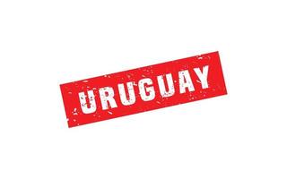 URUGUAY stamp rubber with grunge style on white background vector