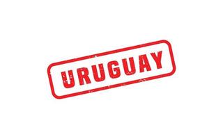 URUGUAY stamp rubber with grunge style on white background vector