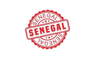 SENEGAL stamp rubber with grunge style on white background vector