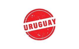 URUGUAY stamp rubber with grunge style on white background vector