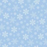 Winter seamless pattern with the image of snowflakes of various shapes. Christmas pattern with snowflakes. Christmas pattern for the prince, on a white background vector