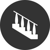 icono de vector de escaleras