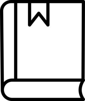 icono de vector de libro