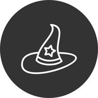 icono de vector de sombrero mágico