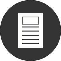 icono de vector de documento