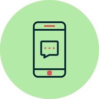 Phone Chat Vector Icon