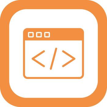 Web Coding Vector Icon