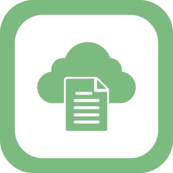 icono de vector de documento