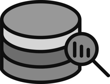 icono de vector de datos