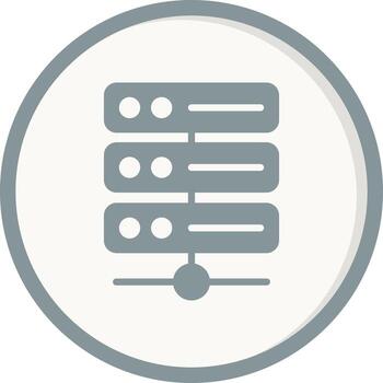 icono de vector de base de datos