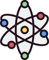 Atomic Structure Vector Icon