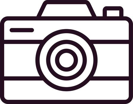 icono de vector de camara