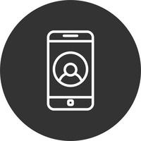 Phone Contact Vector Icon