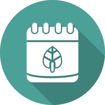 icono de vector de hoja