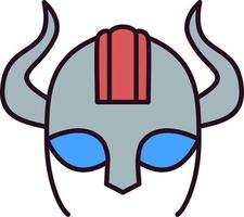 Viking helmet Vector Icon