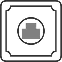 Telephone socket Vector Icon