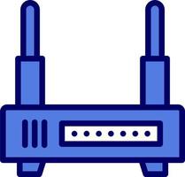 icono de vector de enrutador wifi