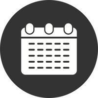 Monthly Calendar Vector Icon