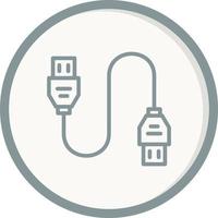 Data Cable Vector Icon