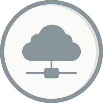 Cloud Computing Vector Icon