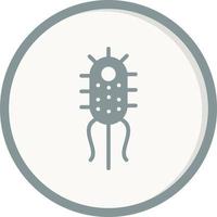 icono de vector de bacterias