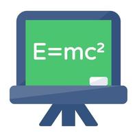 An icon design of physics formula vector