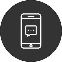 Phone Chat Vector Icon