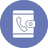 Phone Book Vector Icon